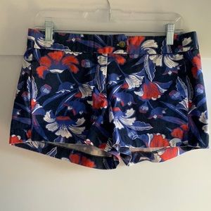 J.CREW FACTORY | cotton floral shorts size 4 style G2317